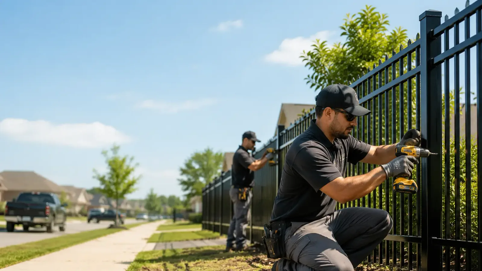 Metal Fence Installation in Rochester, TX
